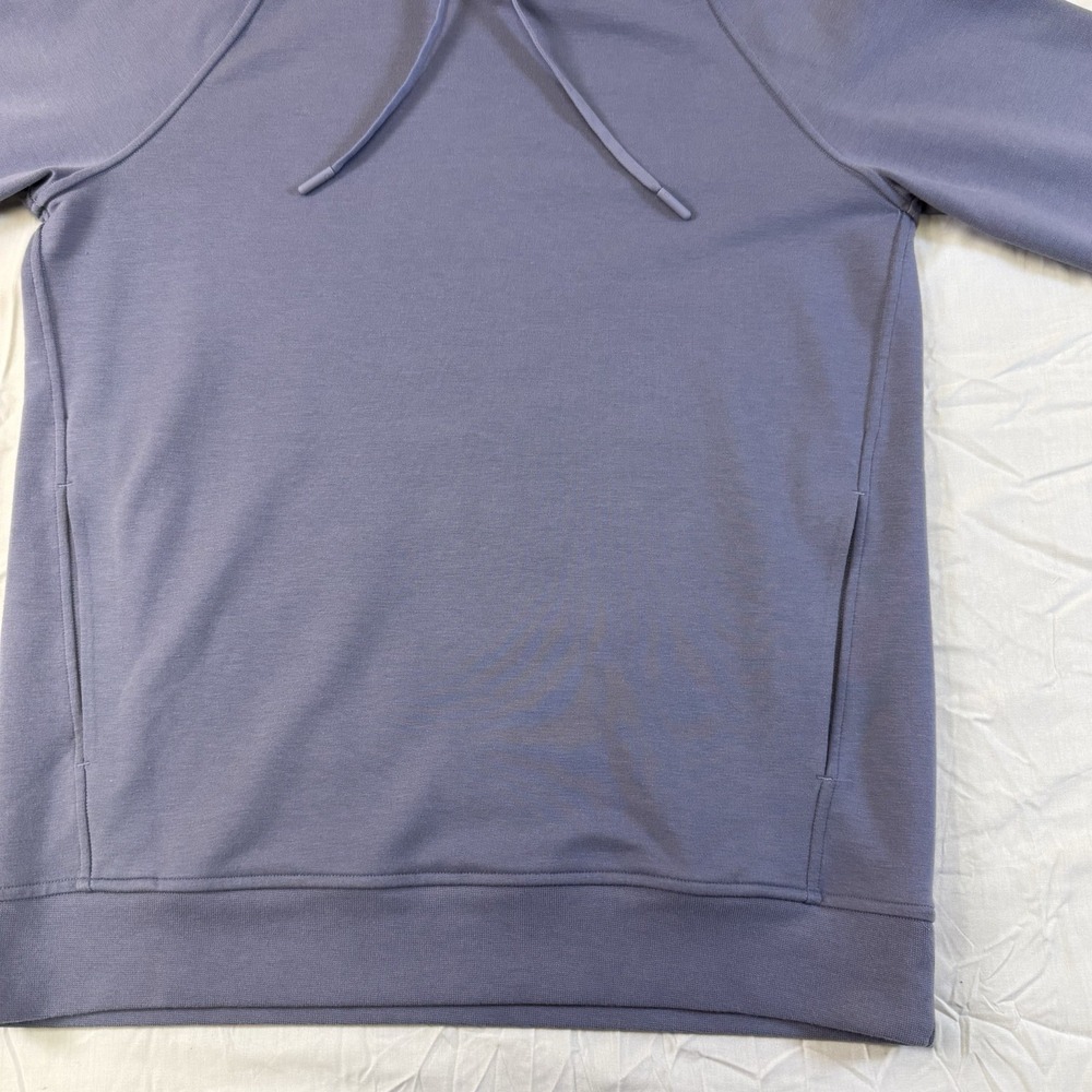 LULU LEMON Cropped Stretch Hoodie Top Gray Womens Small**. Comfort Design Detail - Picture 3 of 16